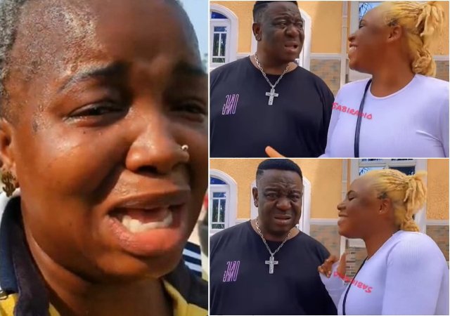Mr Ibu’s wife calls him out over domestic violence in a video –  For romance between his daughter, Jasmine