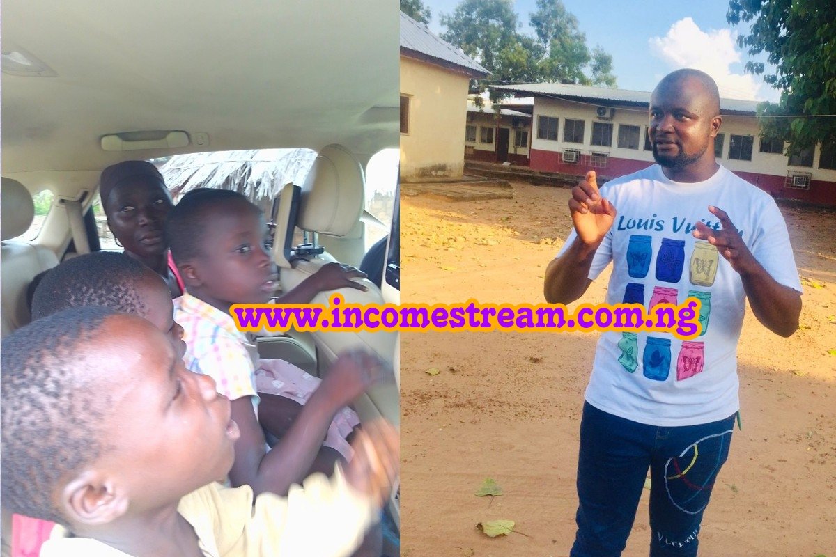 Blind widow with 5 kids got helped by Dr. Lucky Udu