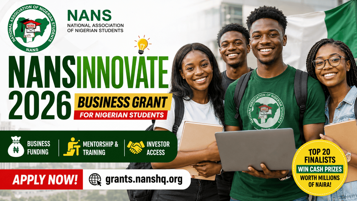 NANS Business Grant 2026: How Nigerian Students Can Apply (Step-by-Step Guide)