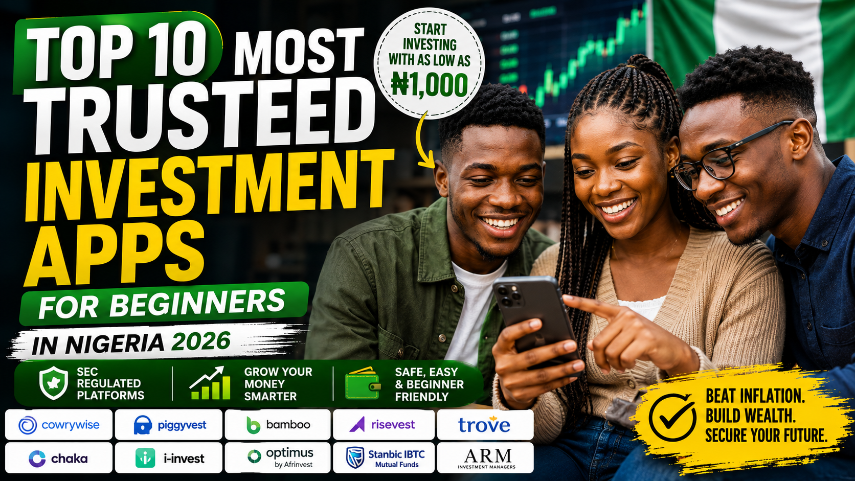 Best Investment Apps for Beginners in Nigeria (2026): Top 10 Ranked