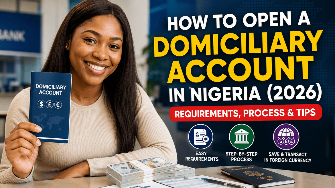 How to Open a Domiciliary Account in Nigeria (Full Requirements & Guide 2026)